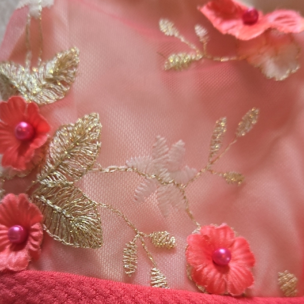 ADRICK NWT Sz1 EIGHT LAYERS BEADS Embroidery DETAILS LAYERS PUFF PHOTO OPSBABY!! - Picture 11 of 13